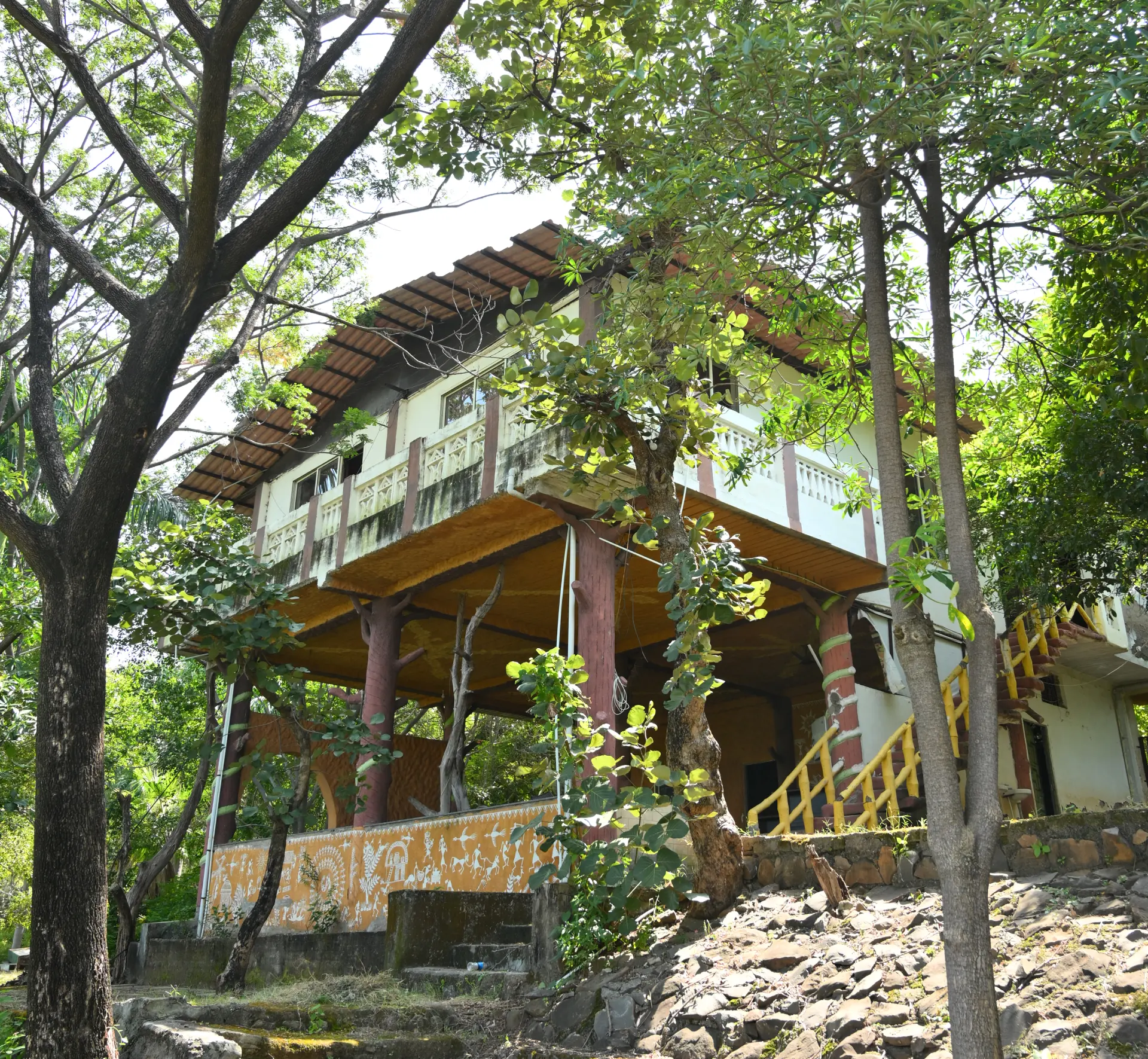 A sleek, modern kitchen in a city apartment.
